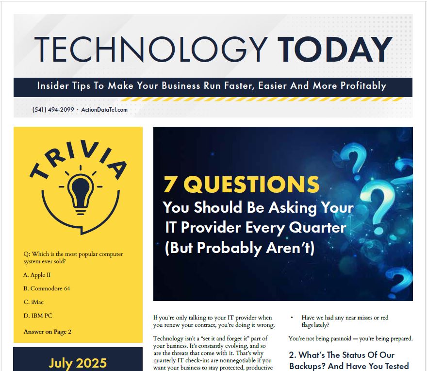 7 Questions to ask your IT Provider